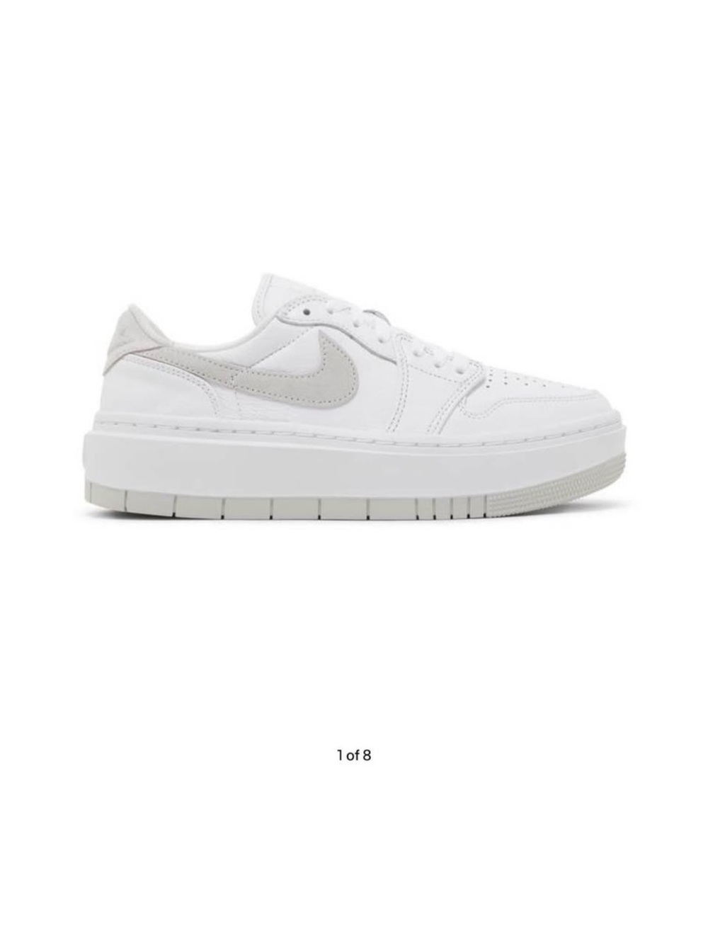 Nike Jordan 1 elevate low(white)